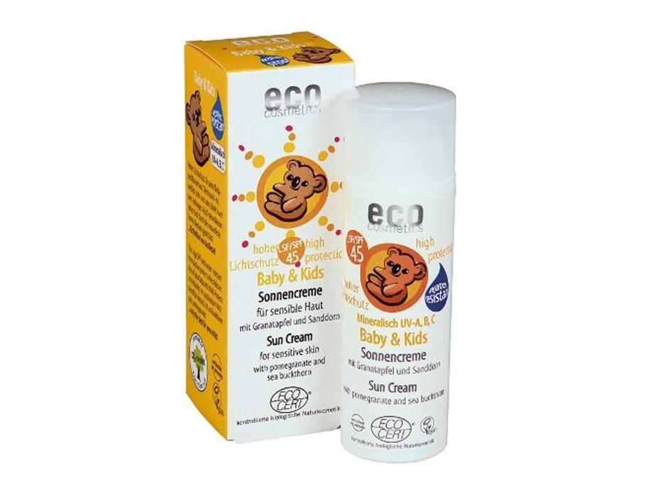 Eco Cosmetics Baby zonnebrand SPF 45 Granaatappel Top Merken Winkel